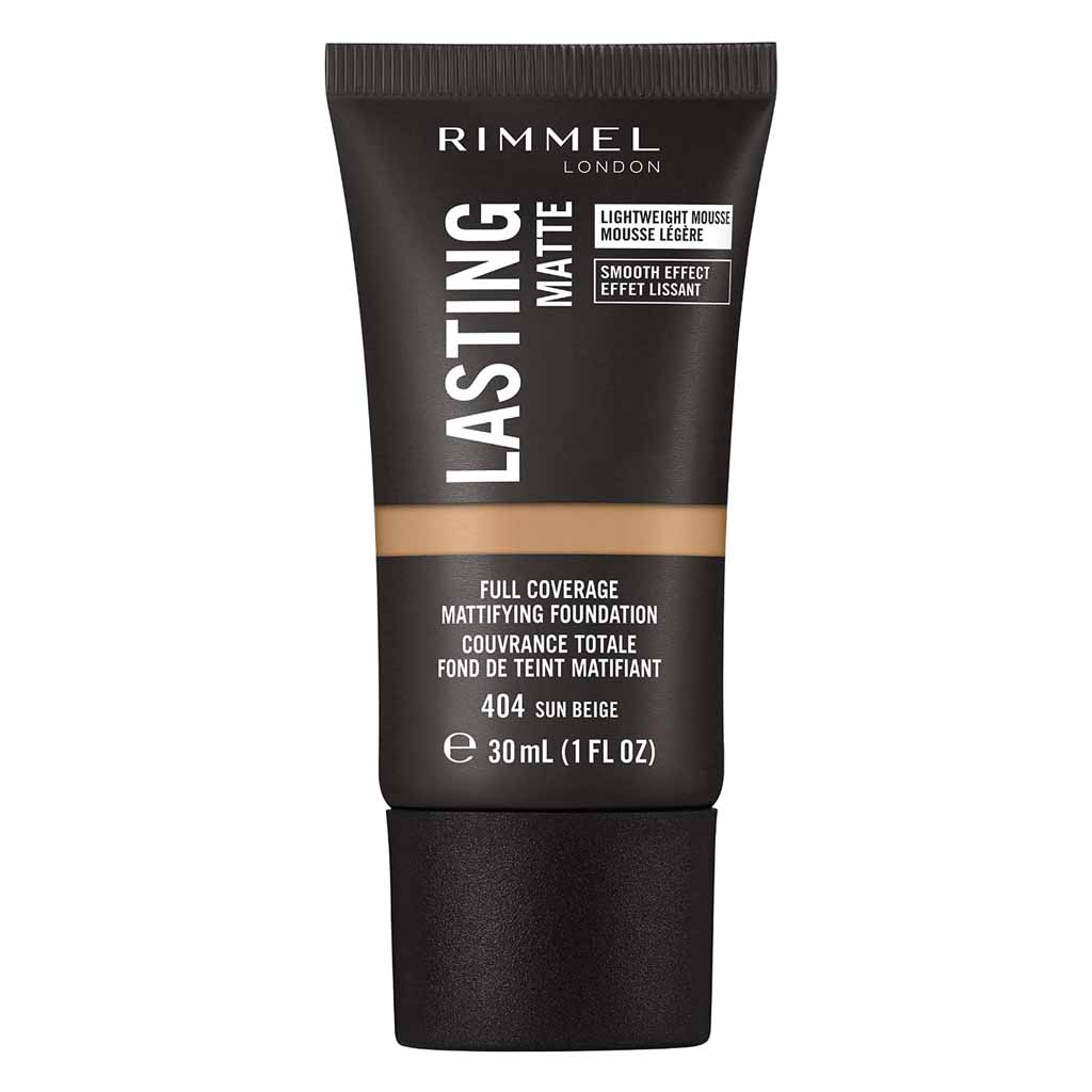 Rimmel London Lasting Finish Matte Foundation 30ml 404 Sun Beige