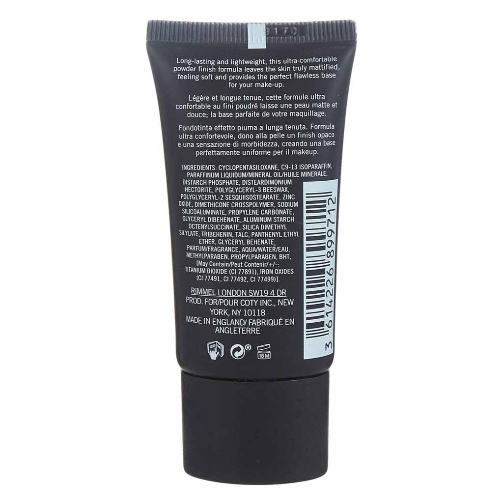 Rimmel London Lasting Finish Matte Foundation 30ml 404 Sun Beige