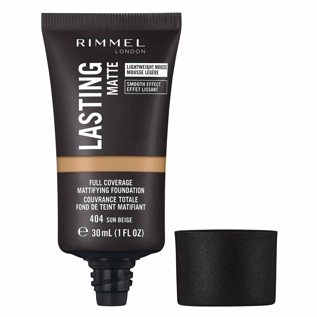 Rimmel London Lasting Finish Matte Foundation 30ml 404 Sun Beige