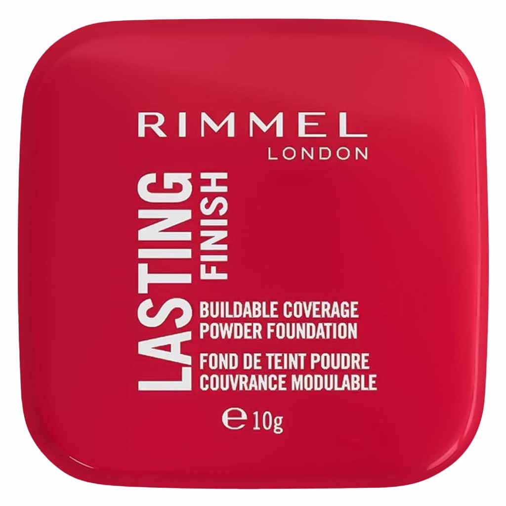 Rimmel London, Lasting Finish Buildable Coverage Powder Foundation, Lightweight powder foundation in shade 002 Pearl, 10g