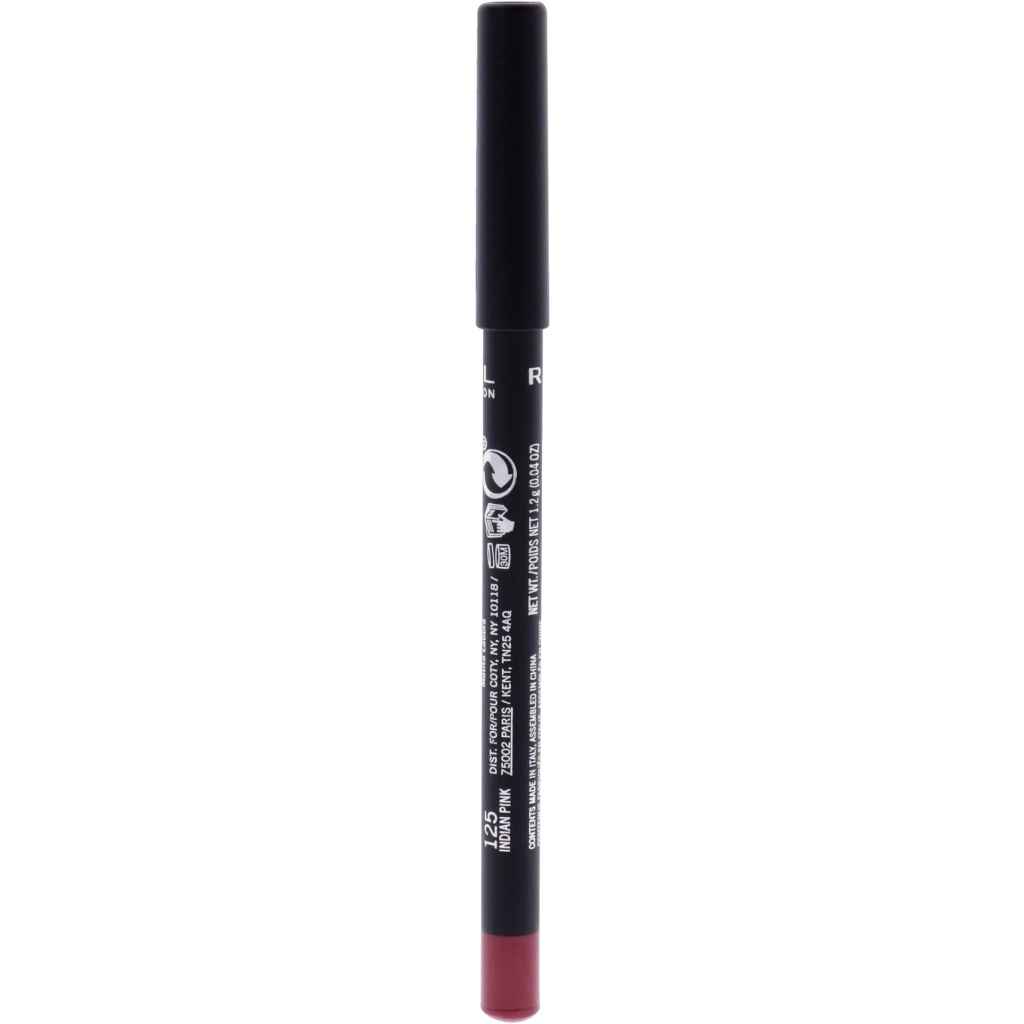 Rimmel, Lasting Finish Lip Liner 125 Indian Pink, Precise lip liner for defined lips