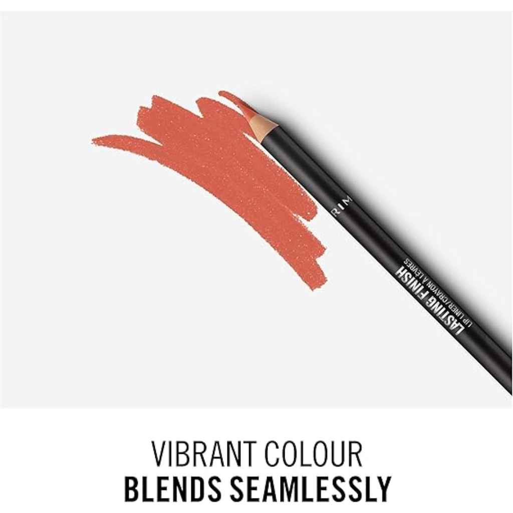 Rimmel, Lasting finish lip liner 620 Peachy Coral, Long-lasting lip liner with peachy coral color