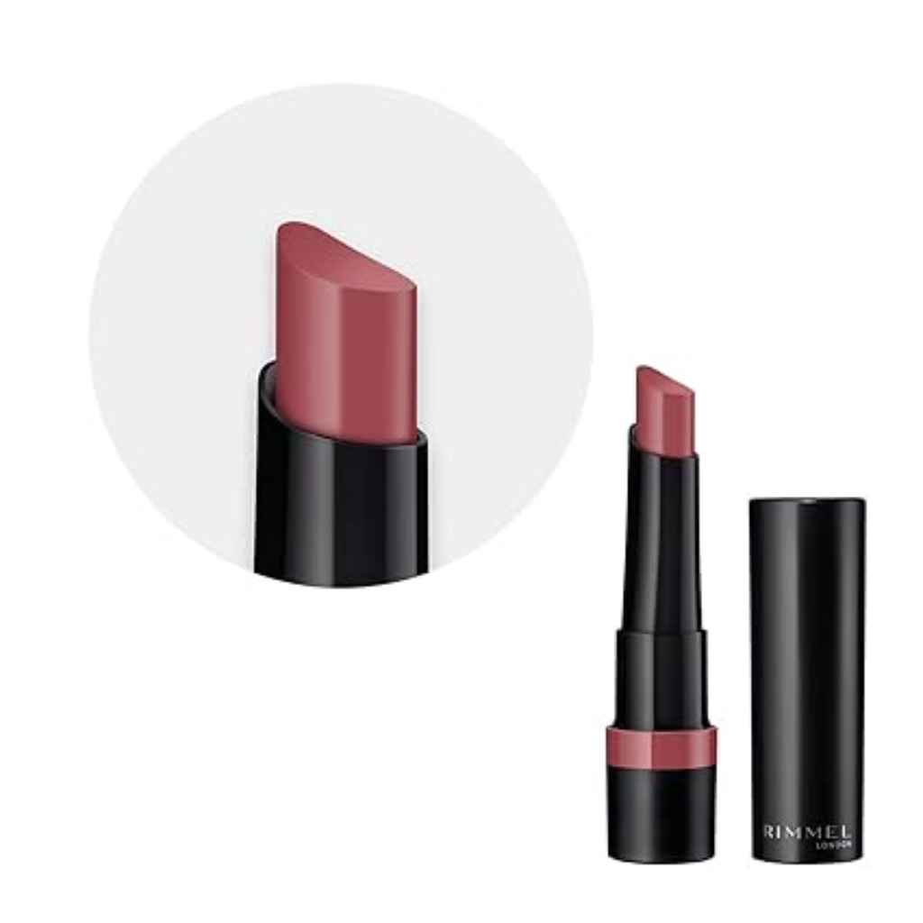 Rimmel, Lasting Finish Soft Matte Lipstick 220 Mauve, Long-lasting soft matte lip colour