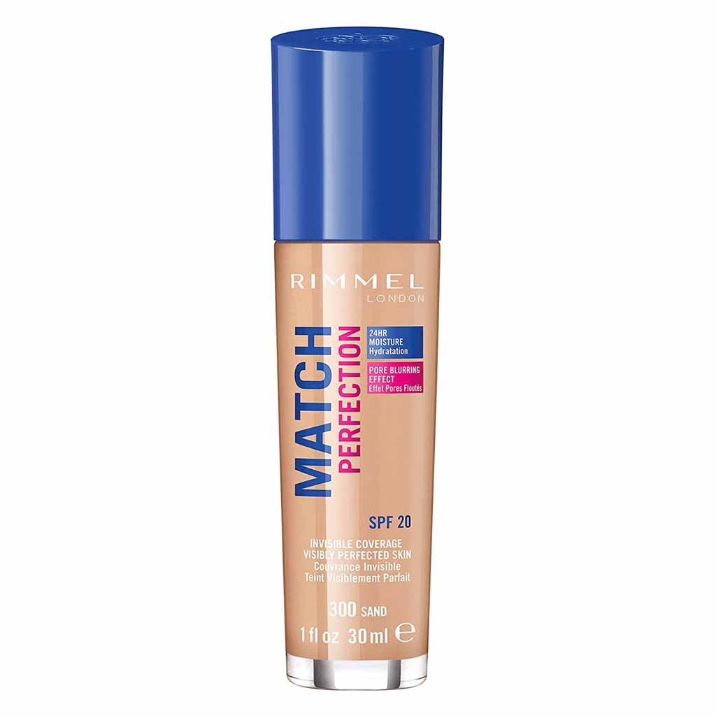 Rimmel London Match Perfection Foundation 30Ml 300 Sand