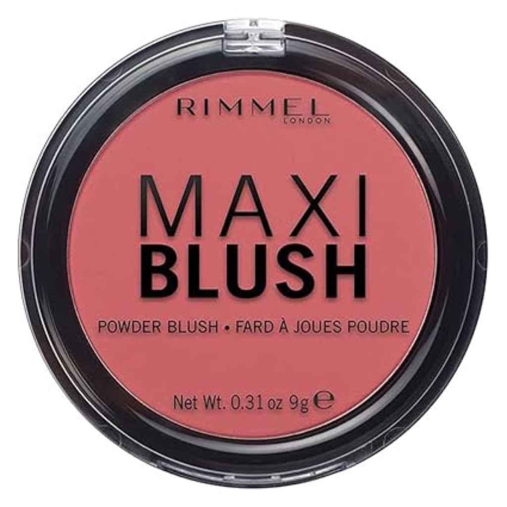 Rimmel, Maxi Blush 003 Wild Card, Natural finish powder blush with buildable color, 003 wild card