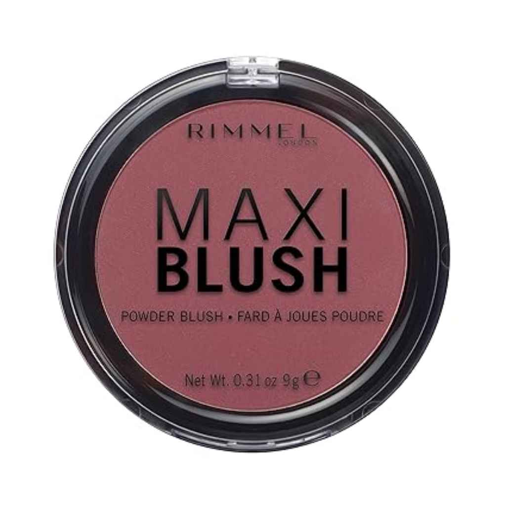 Rimmel, Maxi Blush 005 Rendez-Vous, Long-lasting powder blush with natural finish, 005 rendez-vous