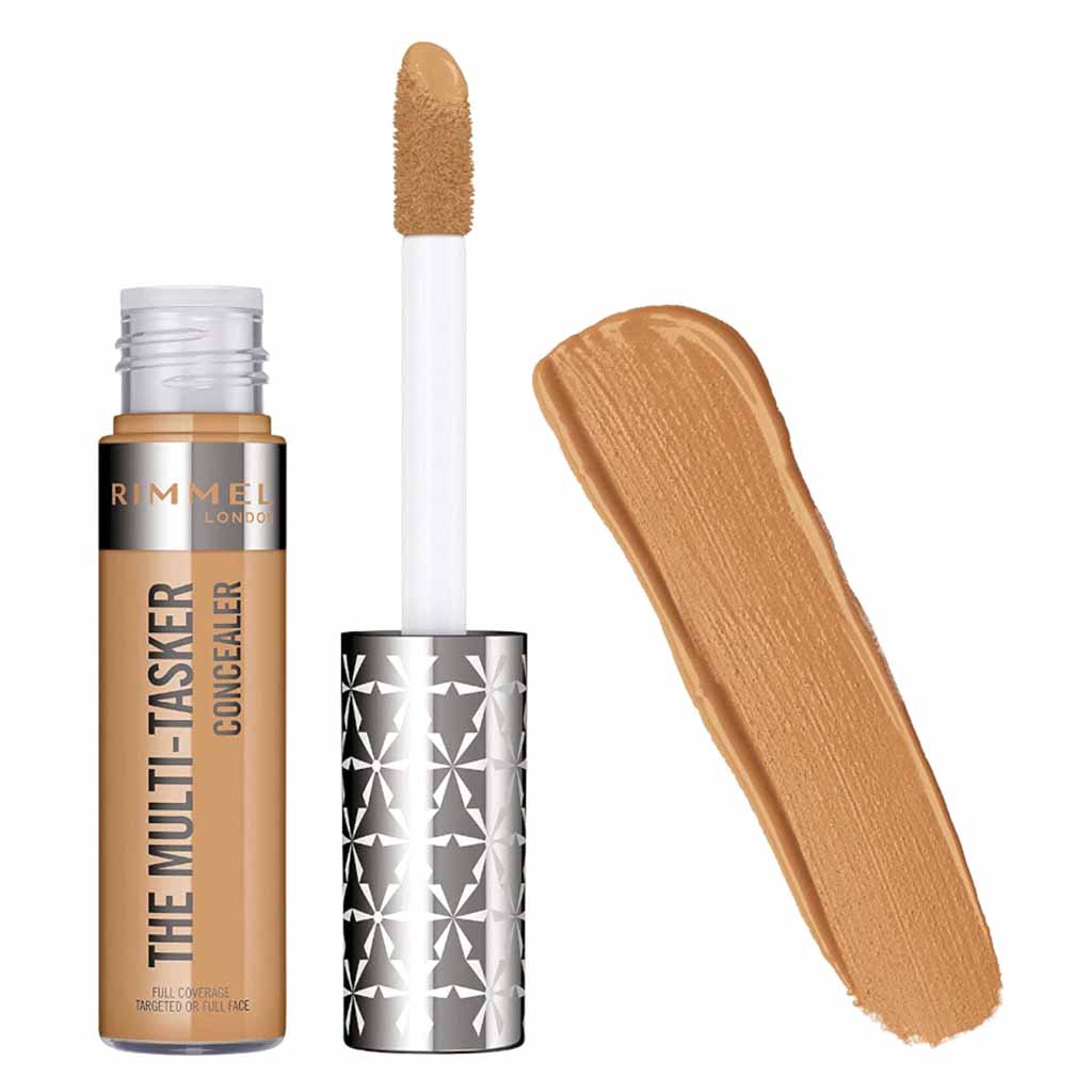 Rimmel London, The Multi-Tasker Concealer, Full coverage concealer for blemishes and dark circles, 70 Honey