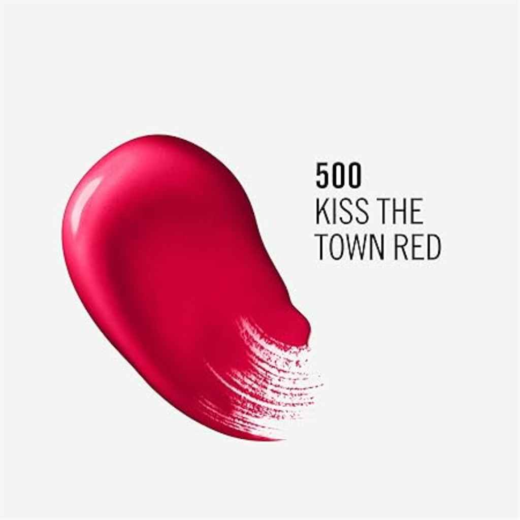 Rimmel, Lasting Provocalips Liquid Lip Colour, Long-lasting matte lip stain, kiss the town red 500