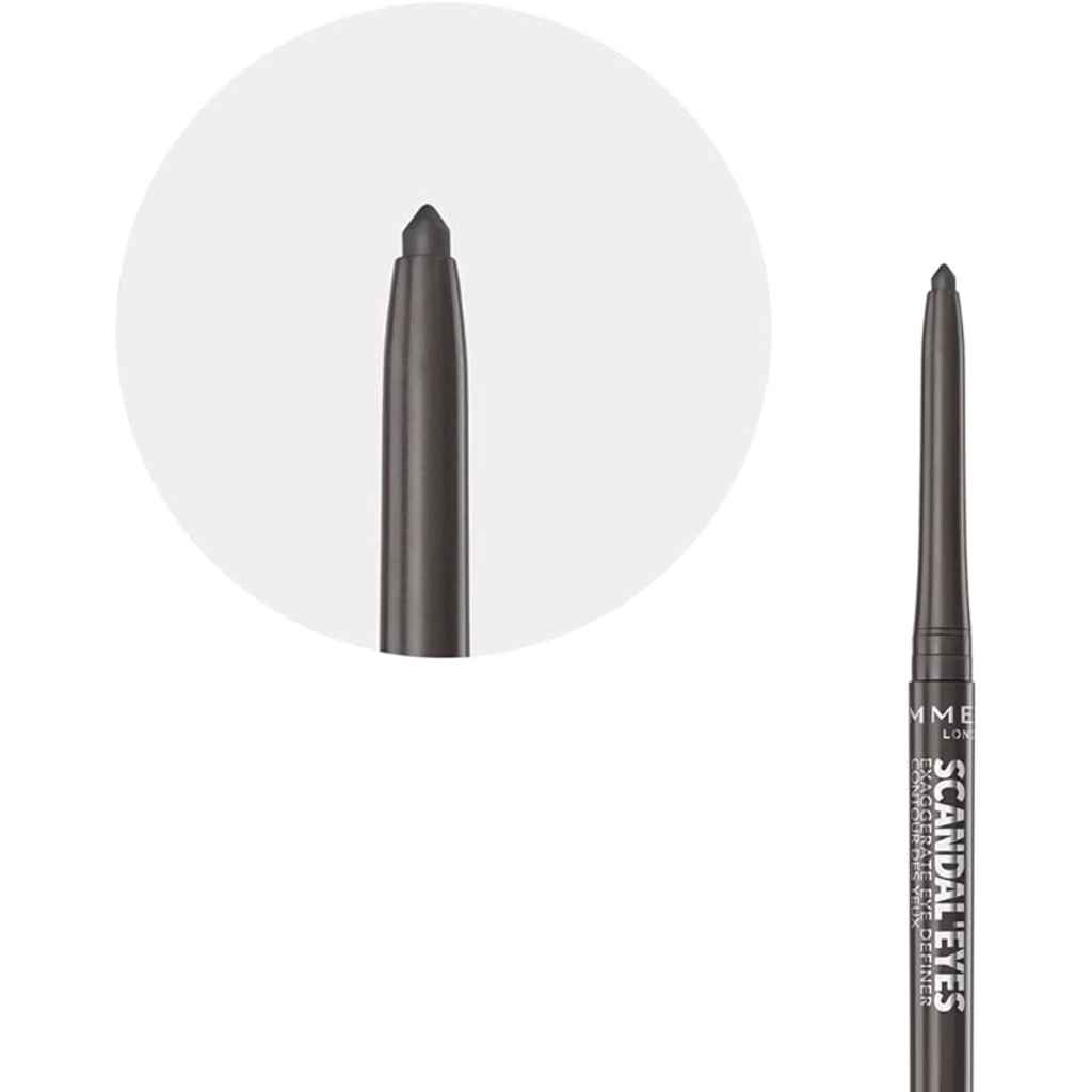 Rimmel, Scandaleyes Eye Definer 003 Smokey Grey, Long-lasting eye pencil for smoky eyes