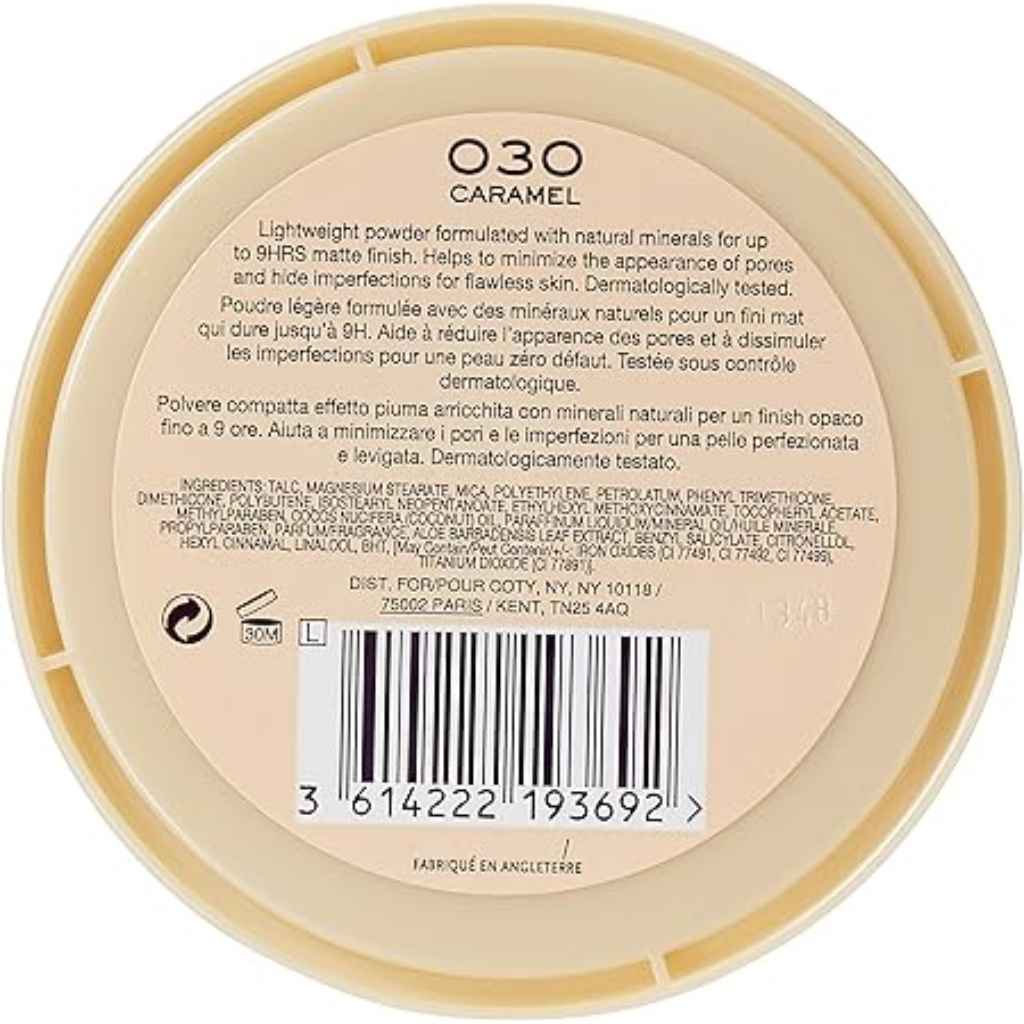 Rimmel, Stay Matte Pressed Powder 16 Ivory Caramel, Oil-free pressed powder for matte finish