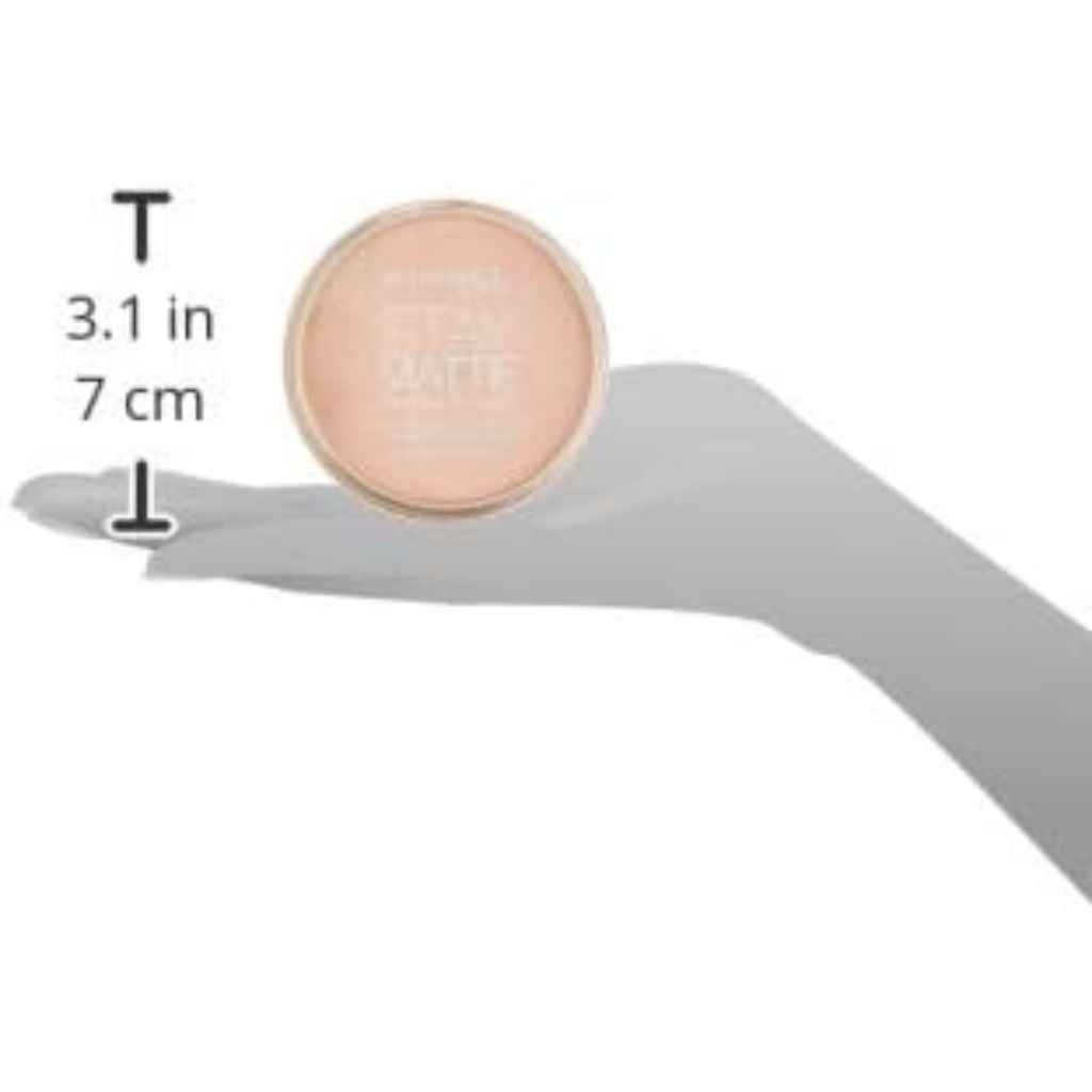 Rimmel, Rim Stay Matte Pressed Powder 002 Pink Blossom, Matte finish pressed powder for smooth complexion