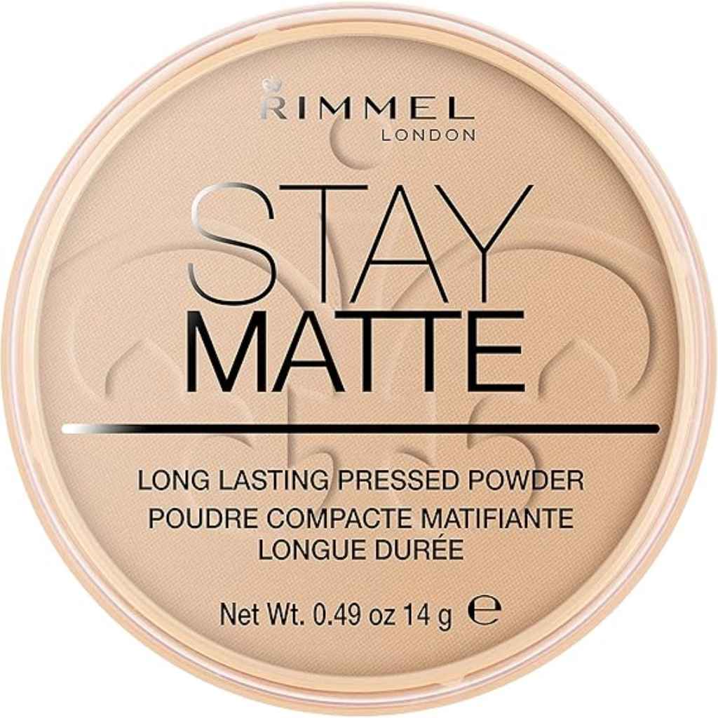 Rimmel, Rim Stay Matte Pressed Powder, Natural finish sandstorm shade face powder