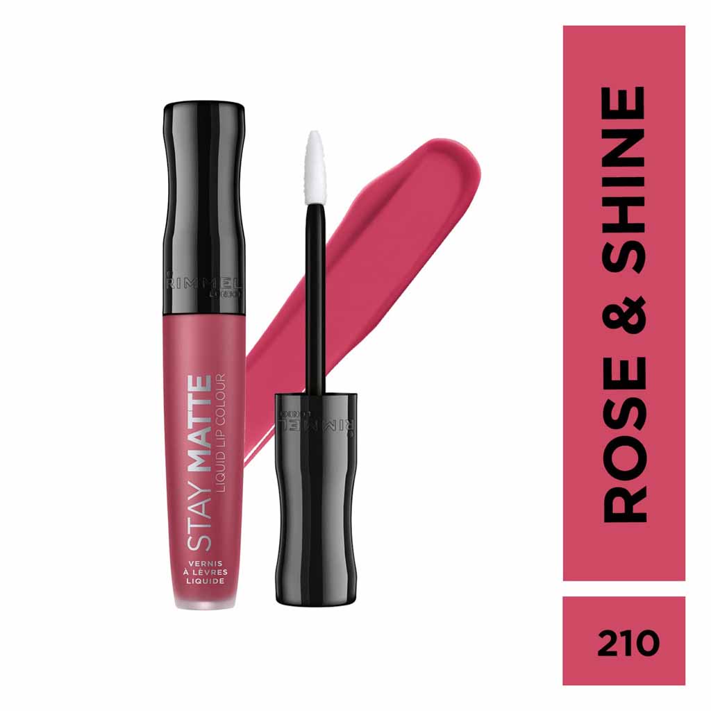 Rimmel London Stay Matte Liquid Lip Color 210 Rose & Shine
