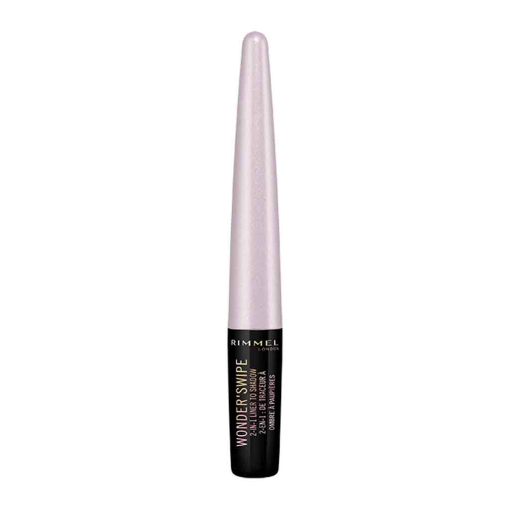 Rimmel, WonderSwipe Eyeliner, Dual-ended smudge-proof eyeliner for bold eye looks, 001 Slay