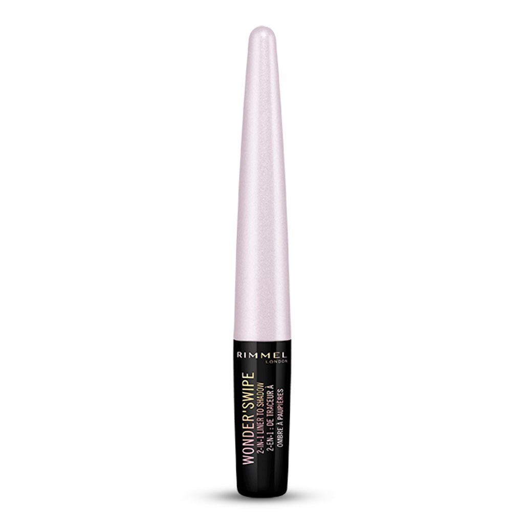 Rimmel, WonderSwipe Eyeliner, Dual-ended smudge-proof eyeliner for bold eye looks, 001 Slay