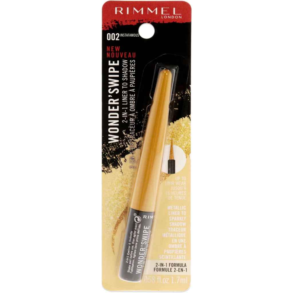 Rimmel, Wonderswipe Lipstick, Long-lasting lipstick in Instafamous shade, 002