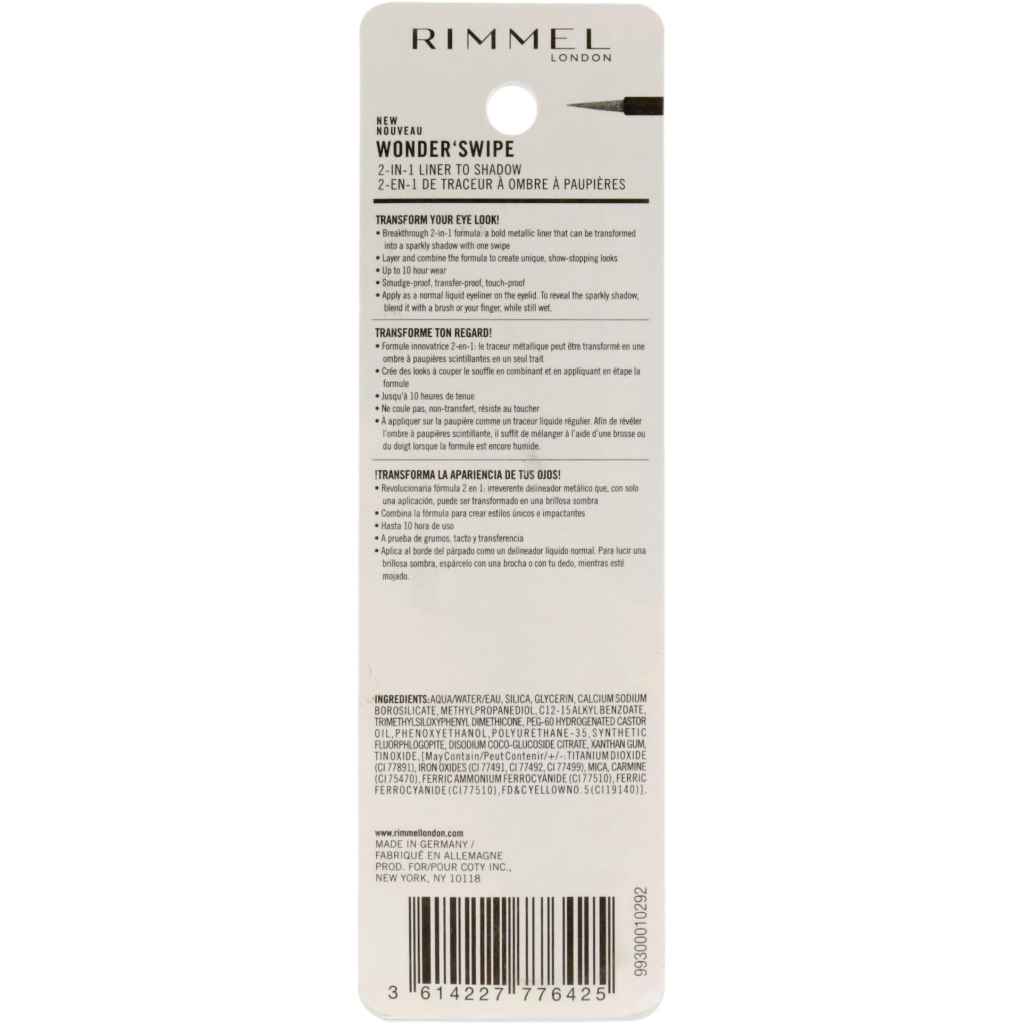 Rimmel, Wonderswipe Lipstick, Long-lasting lipstick in Instafamous shade, 002