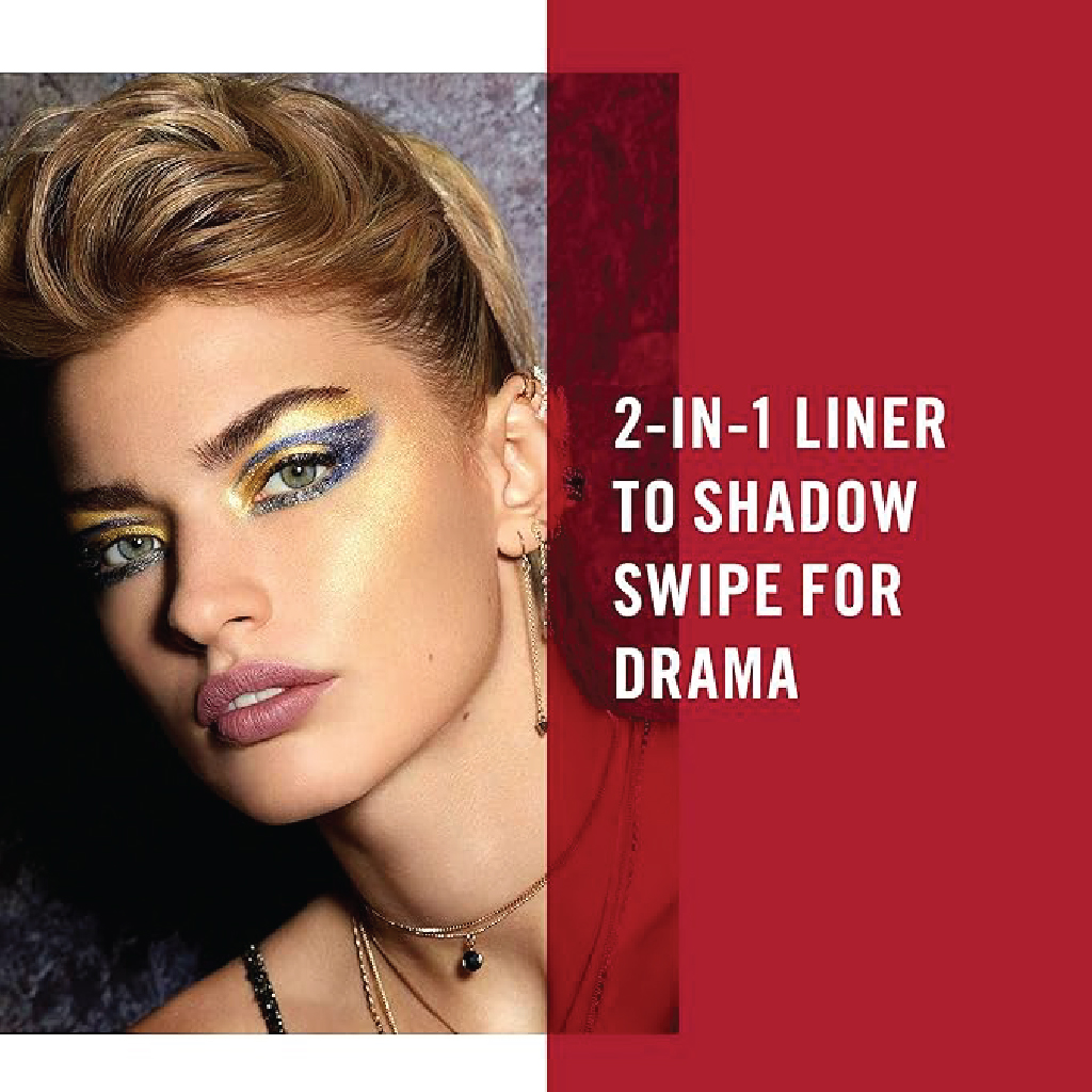 Rimmel, WonderSwipe Eyeliner, Long-lasting liquid eyeliner in 014 Fashun shade