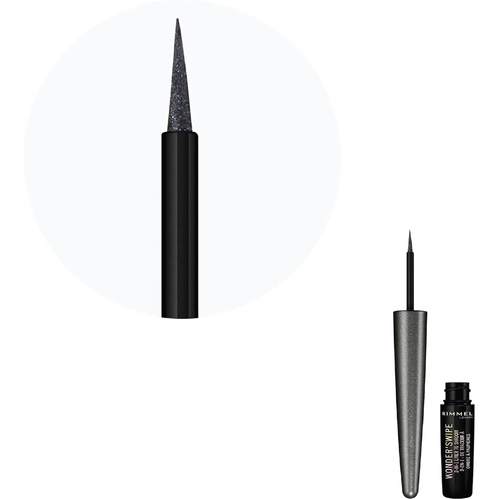 Rimmel, WonderSwipe Eyeliner, Long-lasting liquid eyeliner in 014 Fashun shade