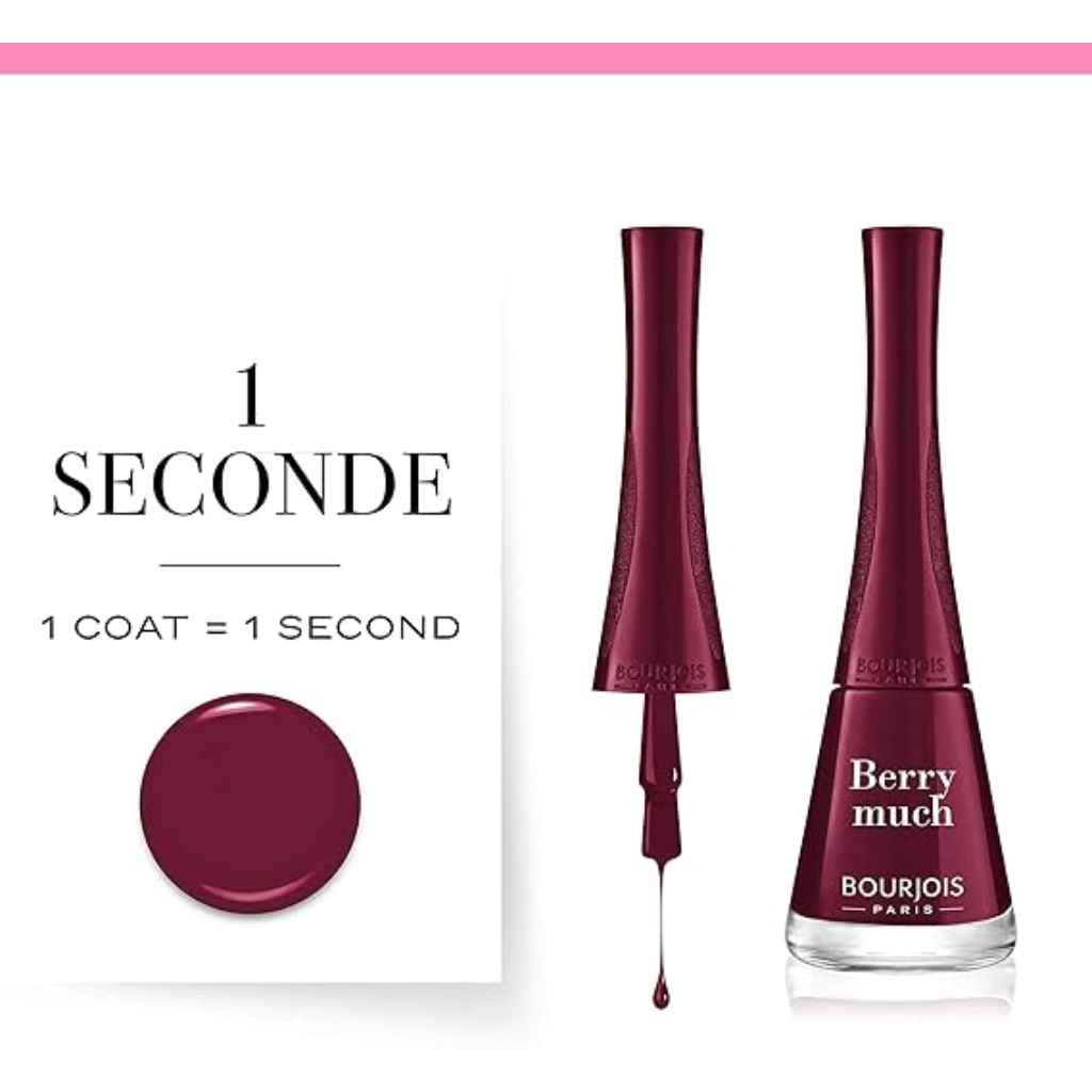 Bourjois 1 Seconde Nail Polish - Berry Much