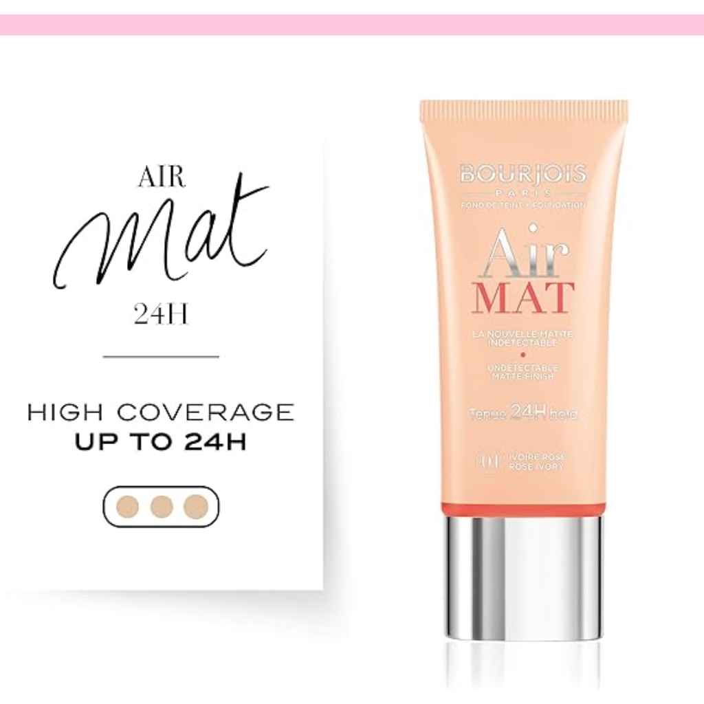 Bourjois Air Mat Foundation - 01 Rose Ivory