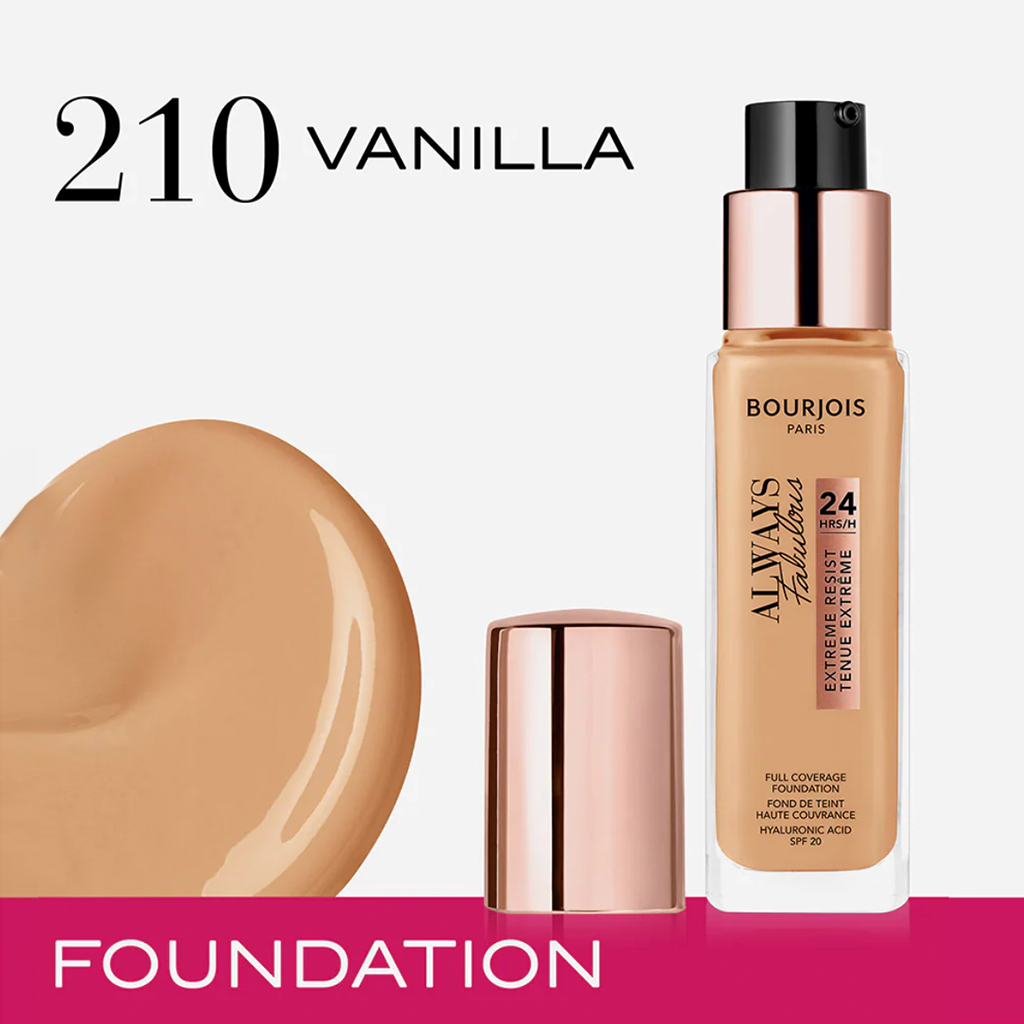 Bourjois, Always Fabulous Foundation, 210 Vanilla
