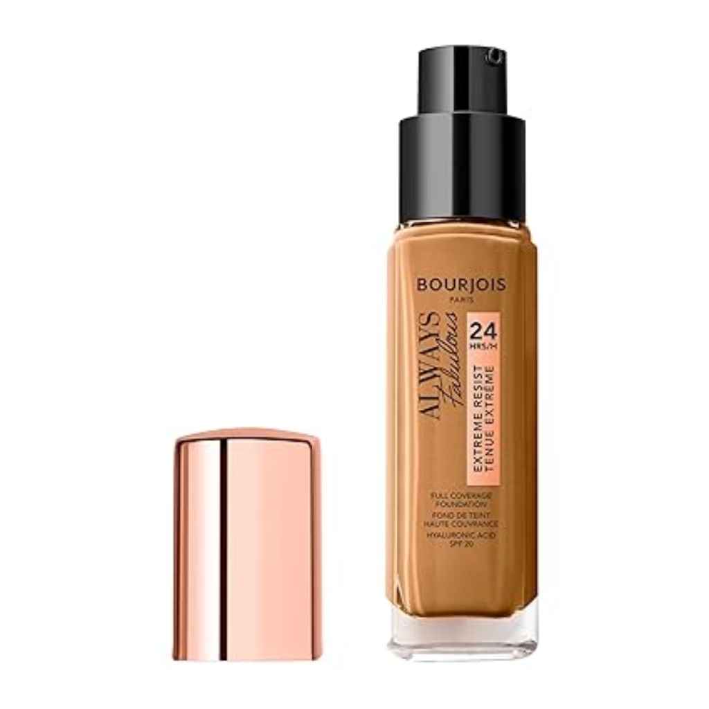 Bourjois, Always Fabulous Foundation, Lightweight foundation with natural caramel shade, 520 —
