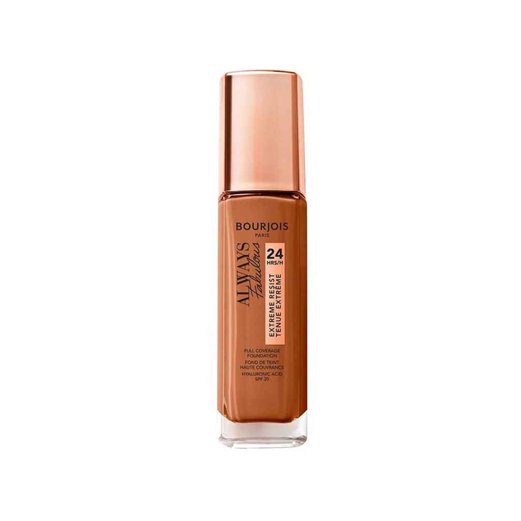 Bourjois, Always Fabulous Foundation, Lightweight foundation with natural caramel shade, 520 —