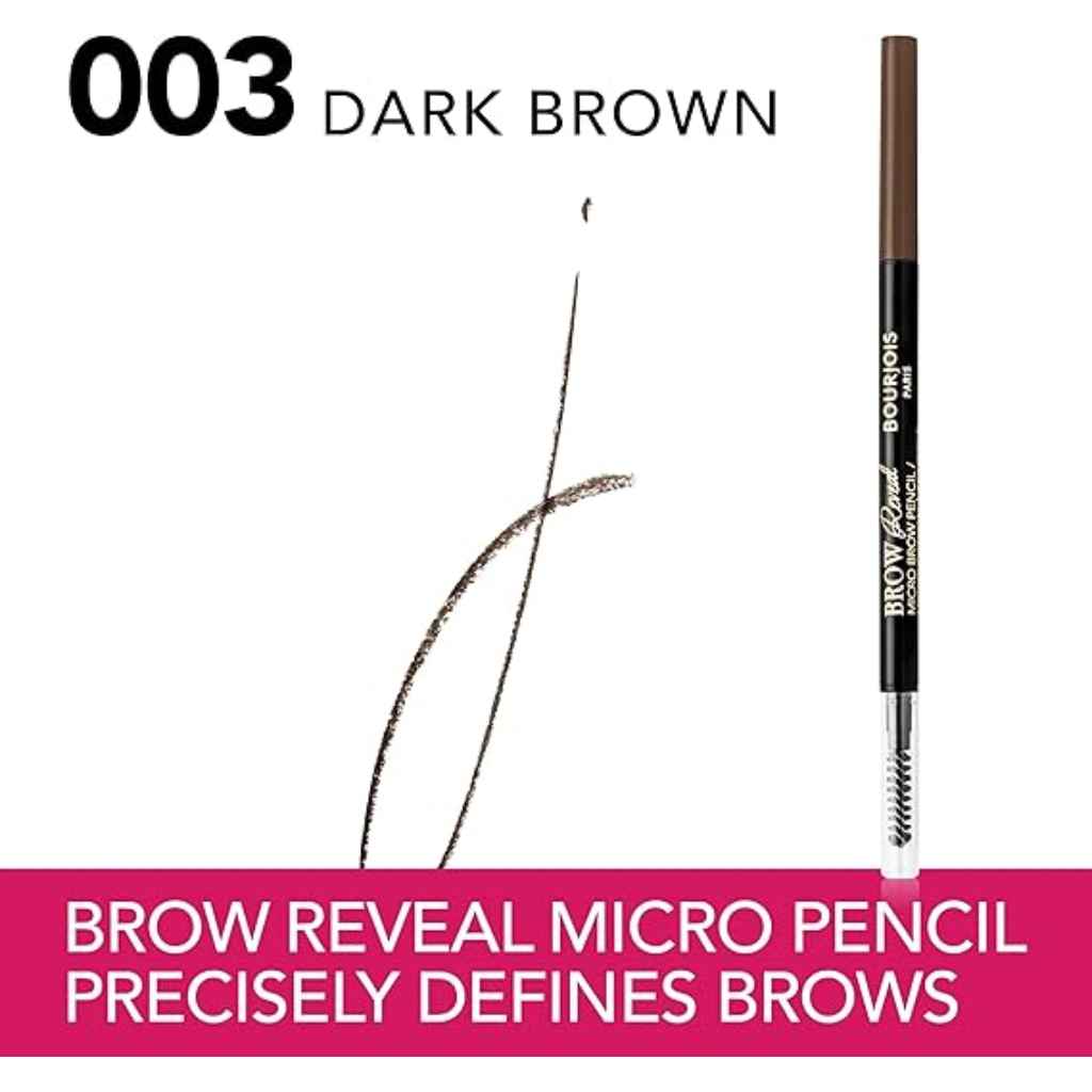 Bourjois, Brow Reveal Pencil, Precision eyebrow pencil in dark brown shade