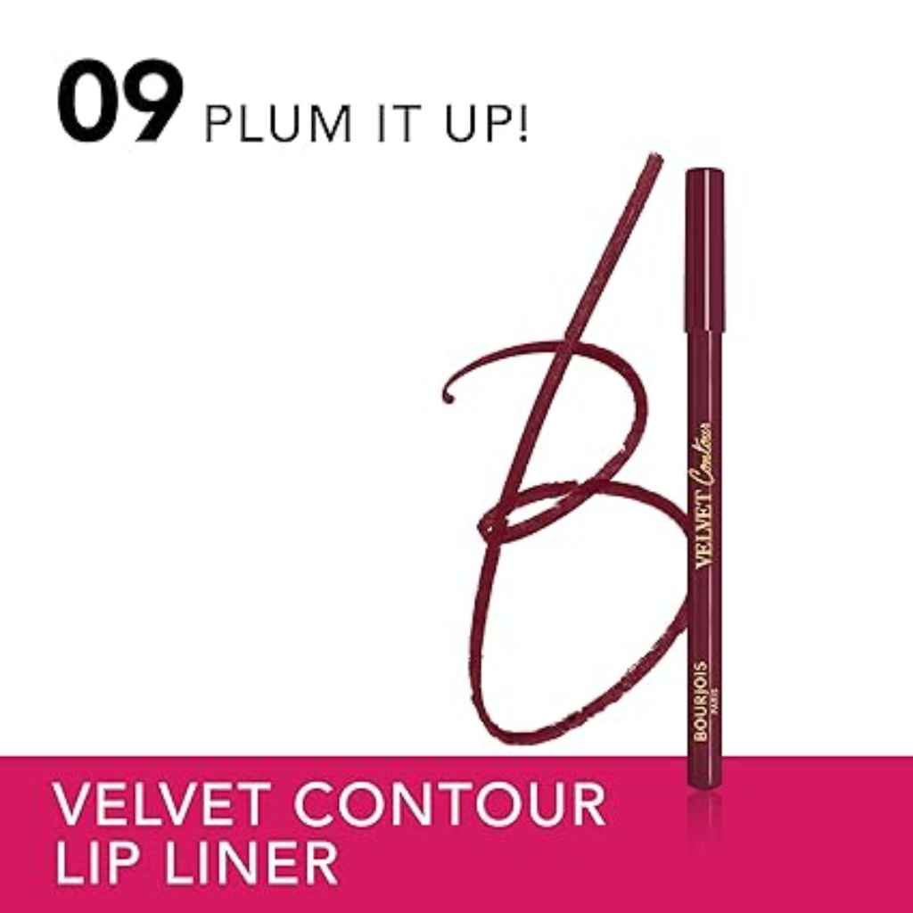 Bourjois, Contour Edition Lipliner 09 Plum It Up, Precise lip defining pencil with rich color