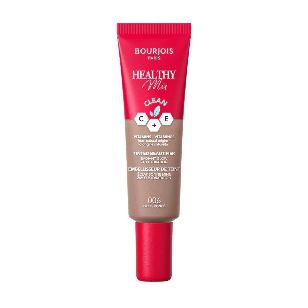 Bourjois, Healthy Mix Beautifier 06 Deep, Radiance boosting foundation for deep skin tones