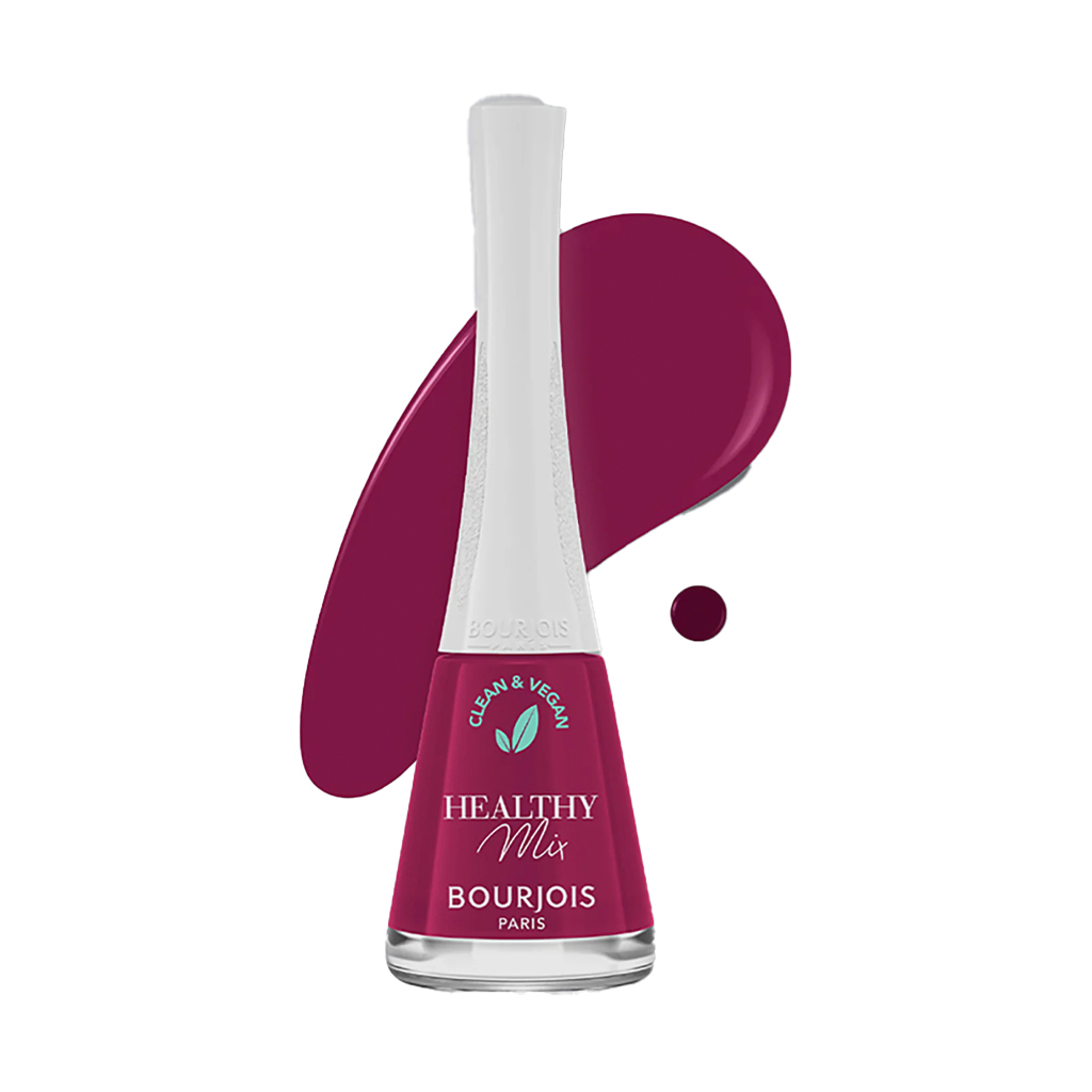 Bourjois, Healthy Mix Clean Nail Polish, Long-lasting vibrant plumplumpidou nail color, 340 —
