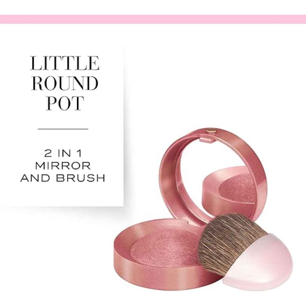 Bourjois, Little Round Pot Blush Rose Éclat, Iconic pink blush powder