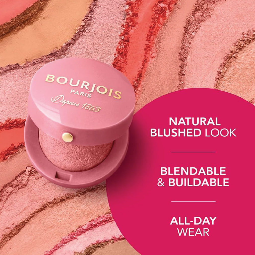 Bourjois, Little Round Pot Blush Rose Frisson, Cream blush for fresh natural cheek color