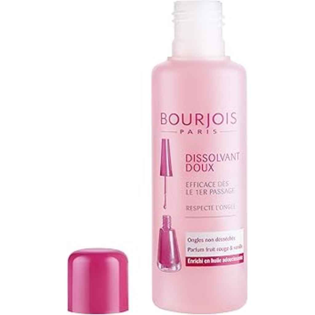Bourjois, Dissolvant Madame Est Servie, Nail polish remover with gentle formula