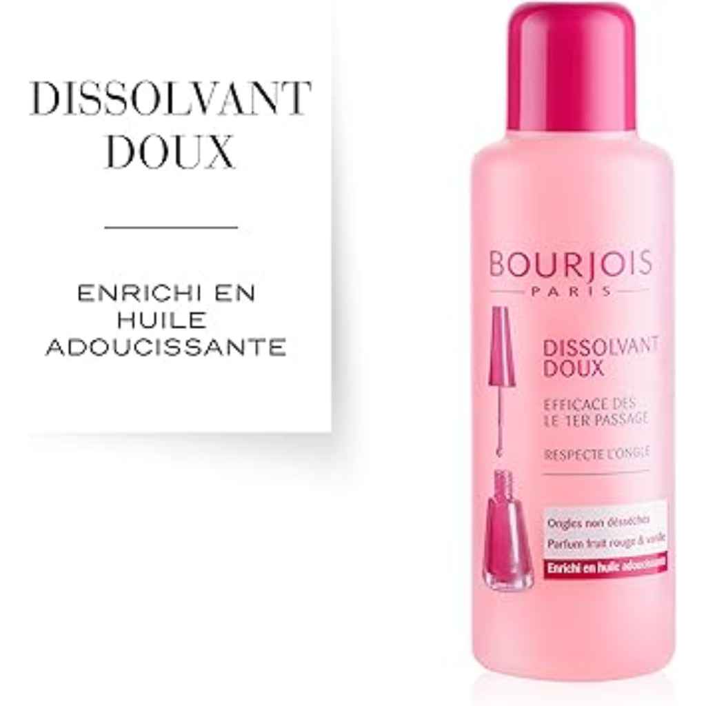 Bourjois, Dissolvant Madame Est Servie, Nail polish remover with gentle formula