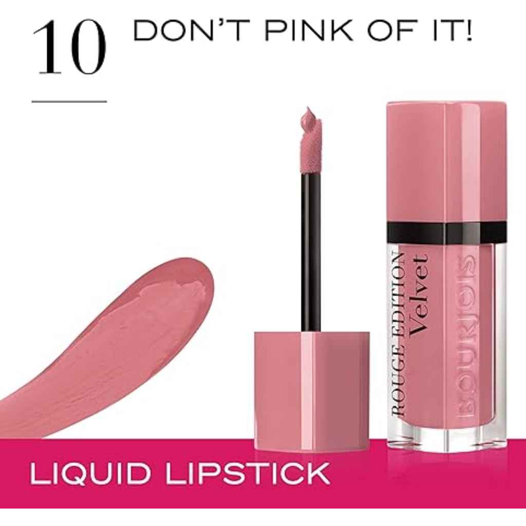 Bourjois Rouge Edition Velvet Lipstick - 10 Dont Pink Of It