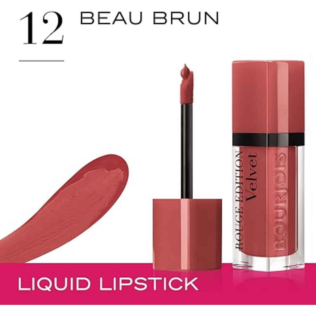Bourjois Rouge Edition Velvet Lipstick- 12 Beau Brun