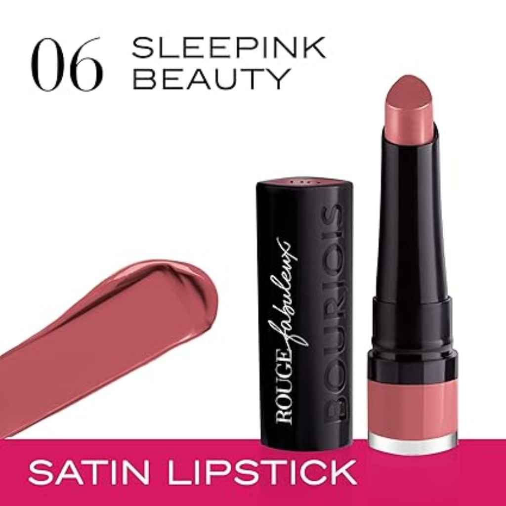 Bourjois, Rouge Fabuleux Lipstick 06 Sleepink Beauty, Long-lasting lipstick
