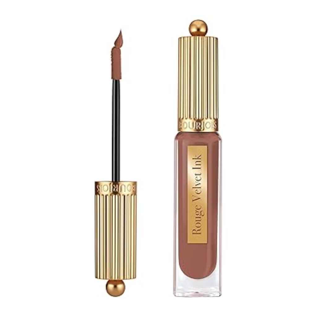 Bourjois, Rouge Velvet Ink Lipstick 5 Pralinette, Long-lasting velvet finish lipstick in nude shade