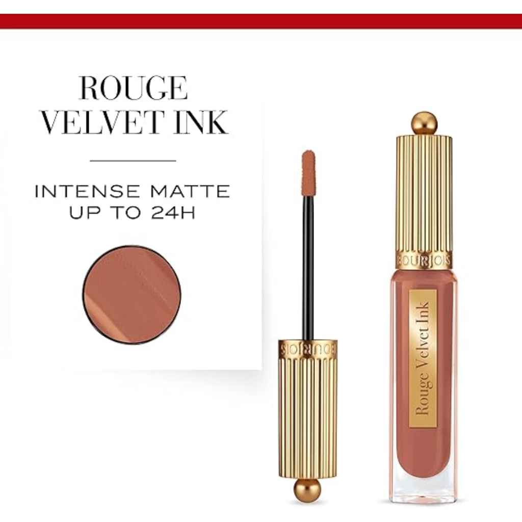 Bourjois, Rouge Velvet Ink Lipstick, 20 Brownista, Matte velvet finish brown lipstick
