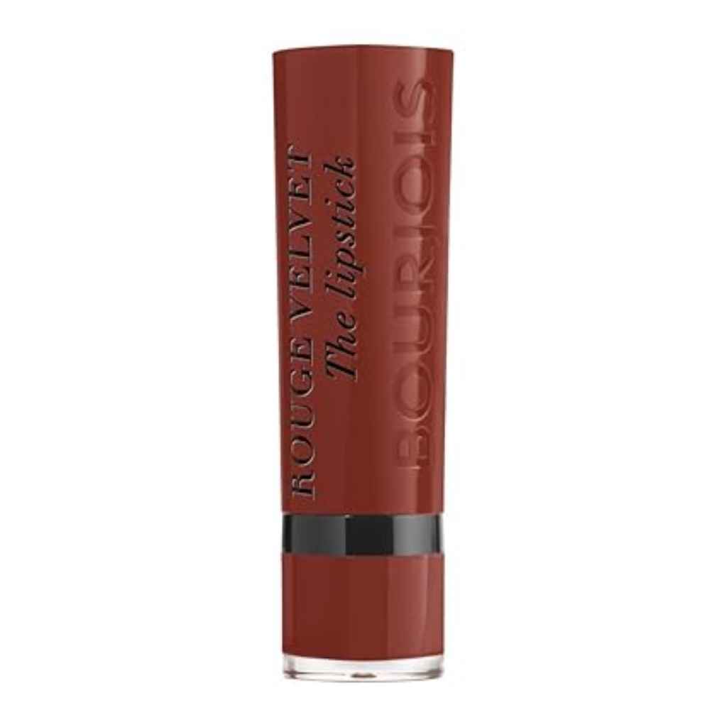 Bourjois, Rouge Velvet The Lipstick, Long-lasting velvet matte lip colour, 12 Brunette