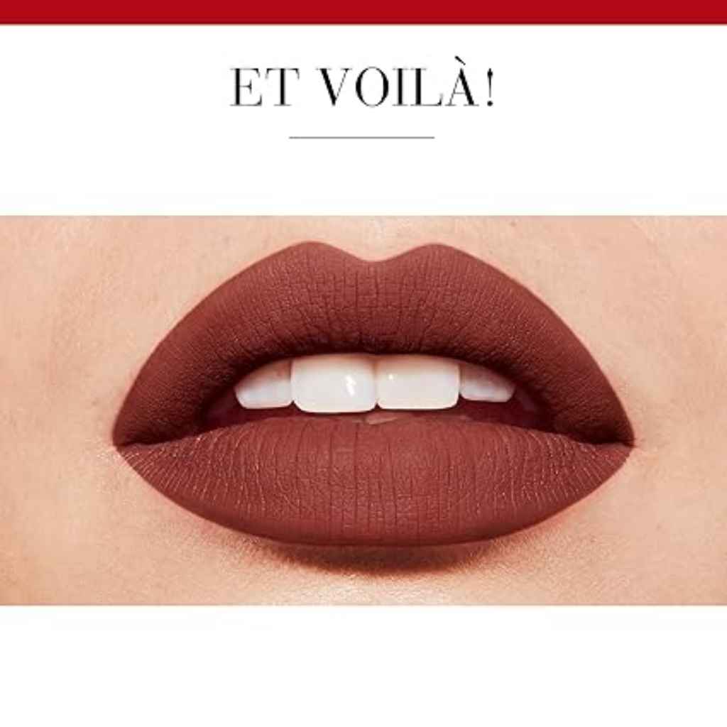 Bourjois, Rouge Velvet The Lipstick, Long-lasting velvet matte lip colour, 12 Brunette