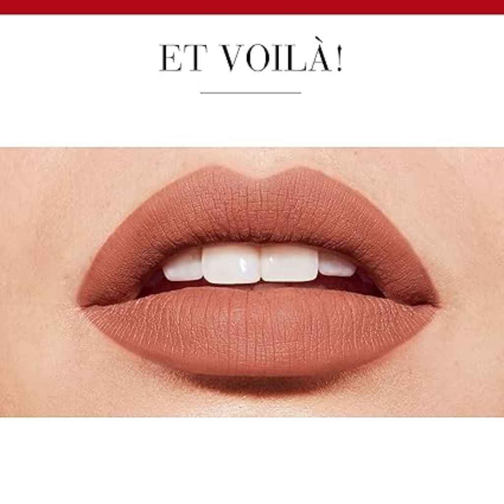 Bourjois, Rouge Velvet The Lipstick, Matte velvet finish lipstick in Peach Tatin shade, 15
