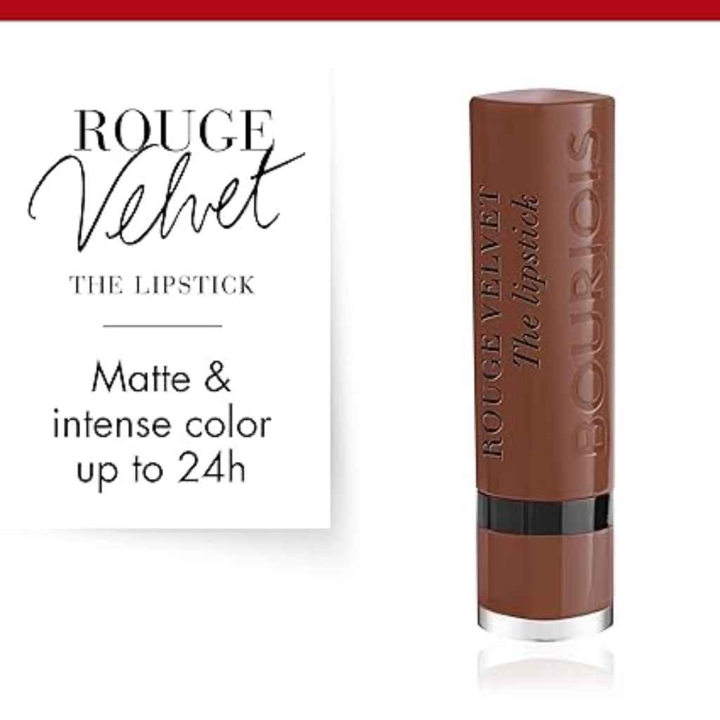 Bourjois, Rouge Velvet The Lipstick 23 Taupe Of Paris, Creamy matte lipstick with rich pigmentation