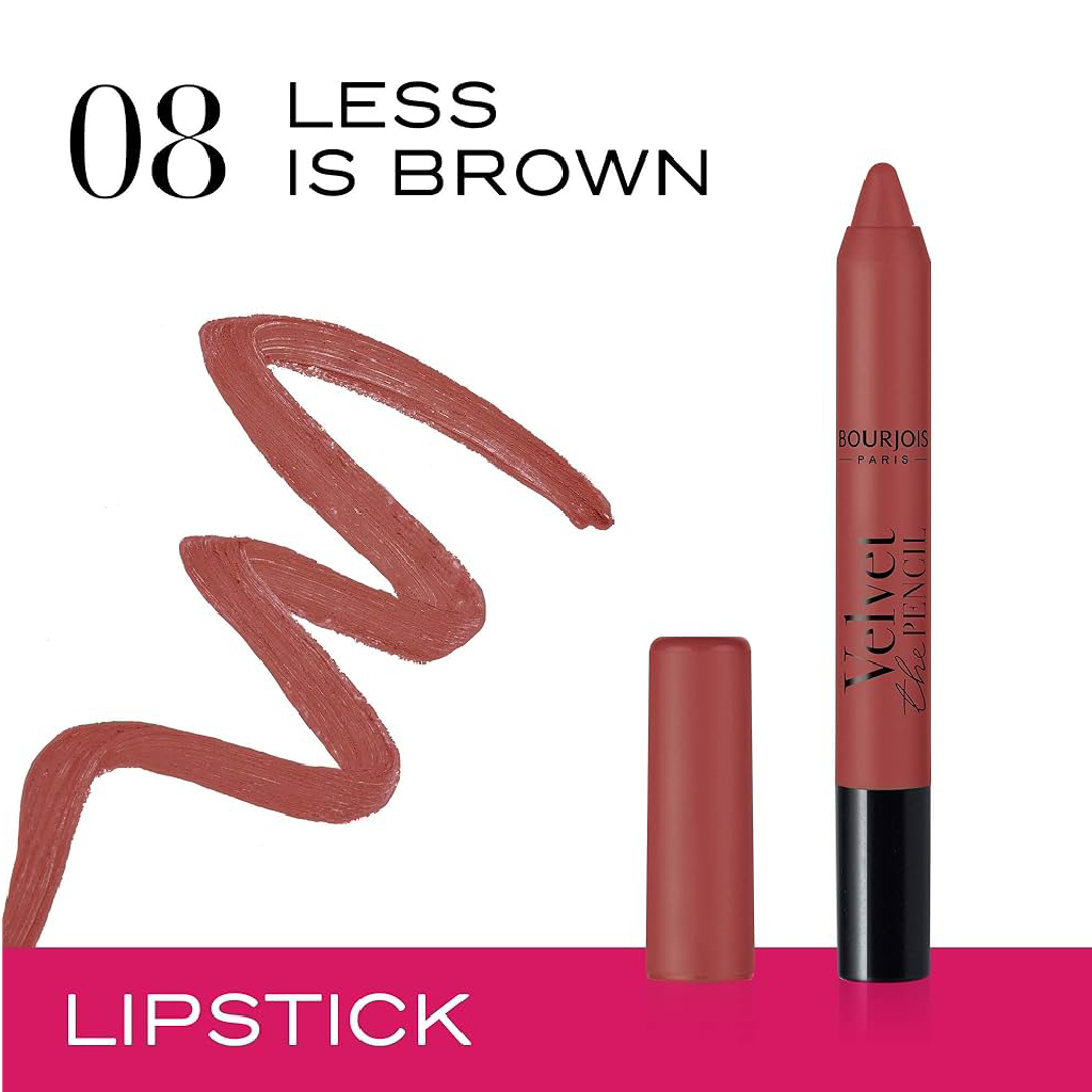 Bourjois Velvet The Pencil - 08 Less Is Brown