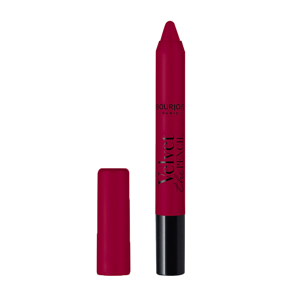 Bourjois, Velvet The Pencil 16 Rouge Diva, Matte red lip crayon