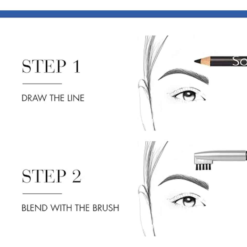 Bourjois, Sourcil Precision Eyebrow Pencil Medium Brown, Precise eyebrow shaping pencil for natural look