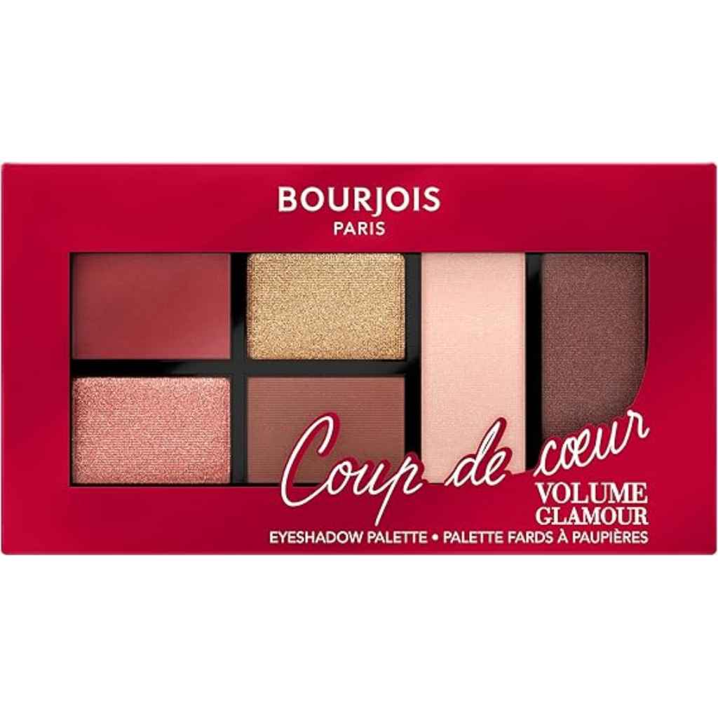 Bourjois, Volume Glamour Palette 01 Coup De Coeur, Eyeshadow palette with rich pigment colors