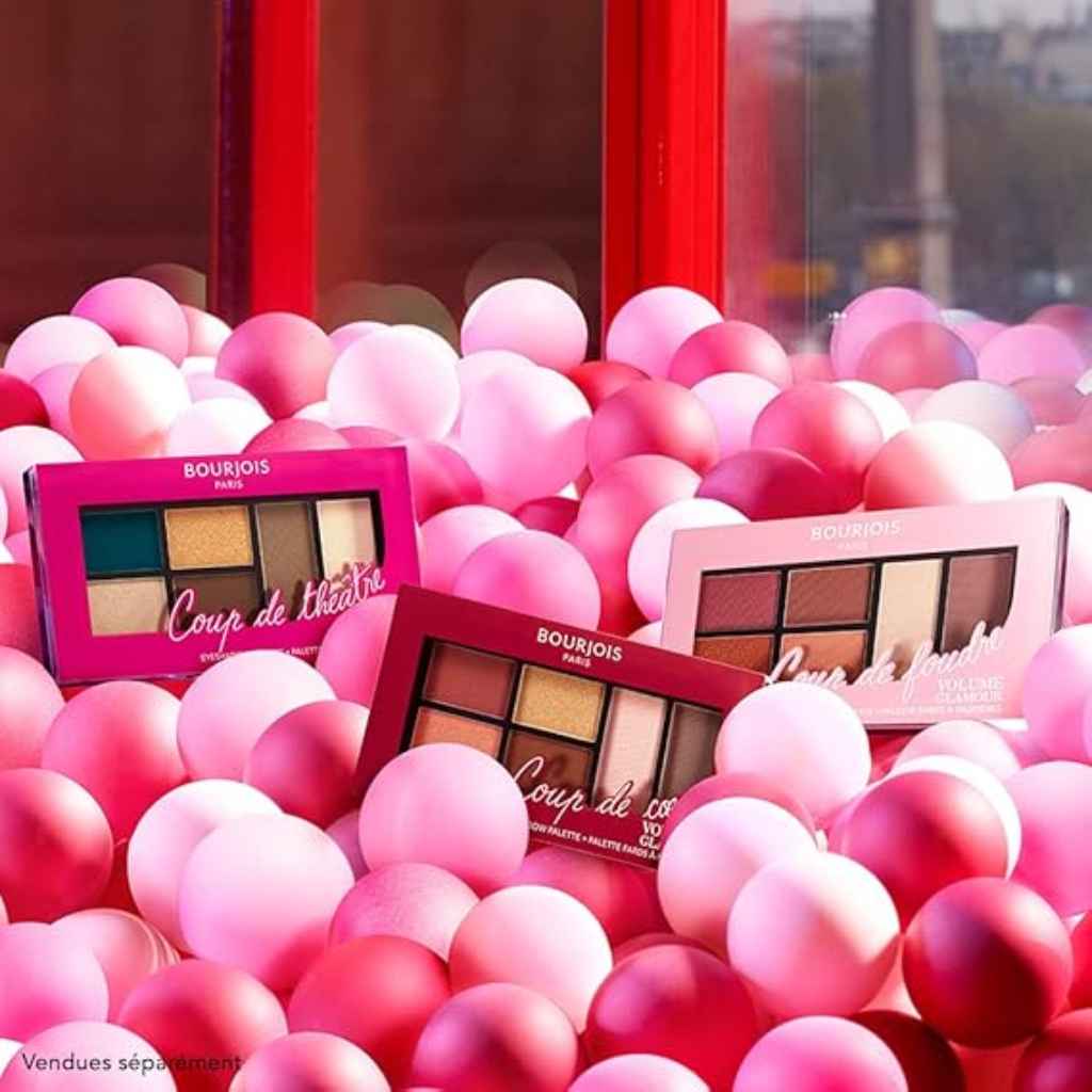 Bourjois, Volume Glamour Palette 01 Coup De Coeur, Eyeshadow palette with rich pigment colors